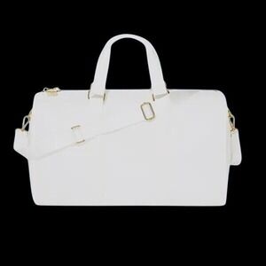 Stoney Clover Lane Classic Mini Duffle Bag Blanc
